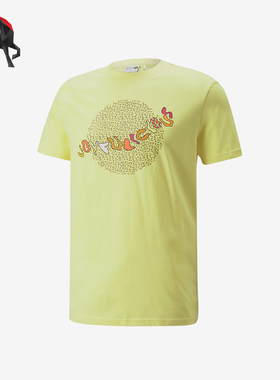 Puma/彪马正品BRITTO联名男女同款休闲印花透气运动短袖T恤