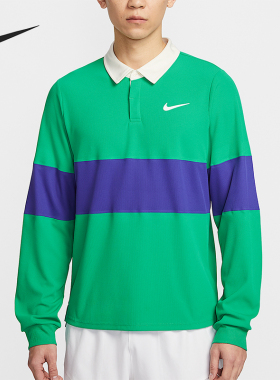 Nike/耐克正品Dri-FIT ADV男士网球拼接经典运动长袖IB8142-324