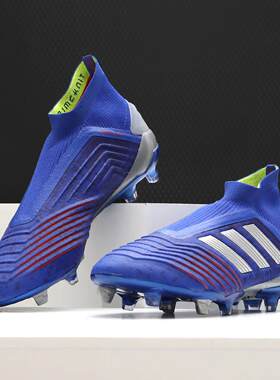 Adidas/阿迪达斯正品男子猎鹰PREDATOR 19+ FG天然草足球鞋BB9087