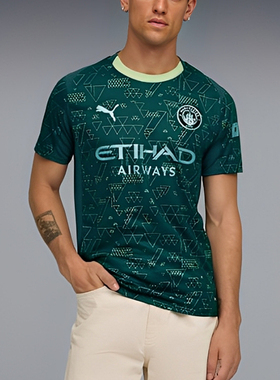 Puma/彪马官方正品2025男士足球训练比赛运动套头短袖782692-04