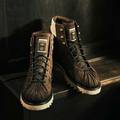 Adidas/阿迪达斯正品2025秋季款男女休闲高帮耐磨运动鞋JQ1263