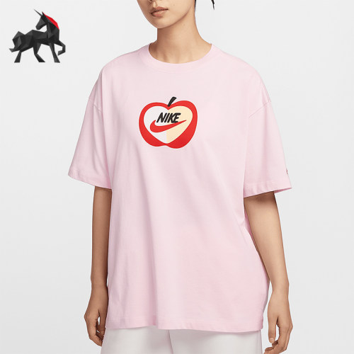 Nike/耐克正品新款Sportswear女士宽松经典印花T恤IB5577-663