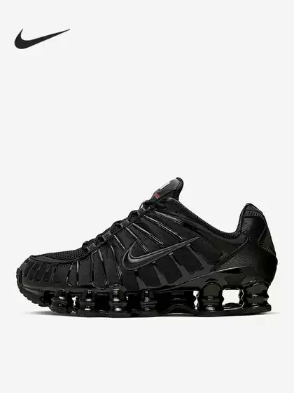 Nike Official Authentic Shox Tl Men's and Women's Cushioning Wear-Resistant Sports Casual Shoes Av3595-002