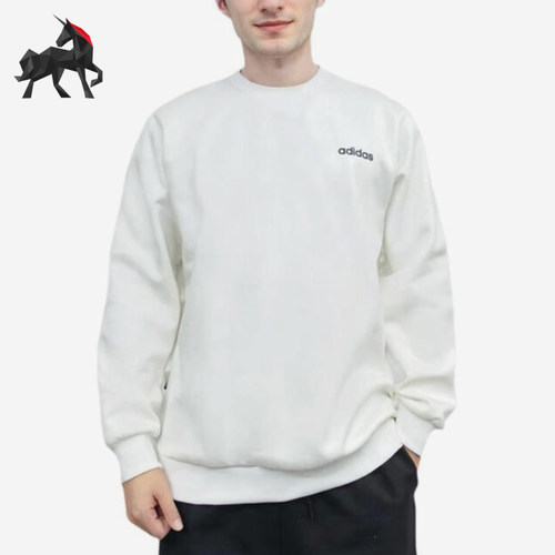 Adidas/阿迪达斯正品M BB CREW男士运动加绒亲肤卫衣套头衫JX9400