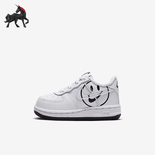 Nike/耐克正品FORCE 1 LV8 2婴童图案轻便休闲板鞋BQ8275-100