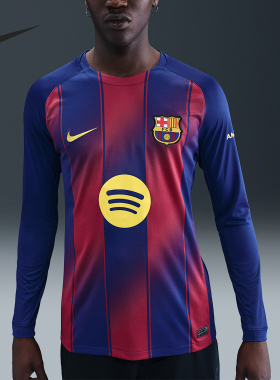 Nike/耐克正品Dri-FIT 男士足球训练拼接运动长袖HJ4611-456