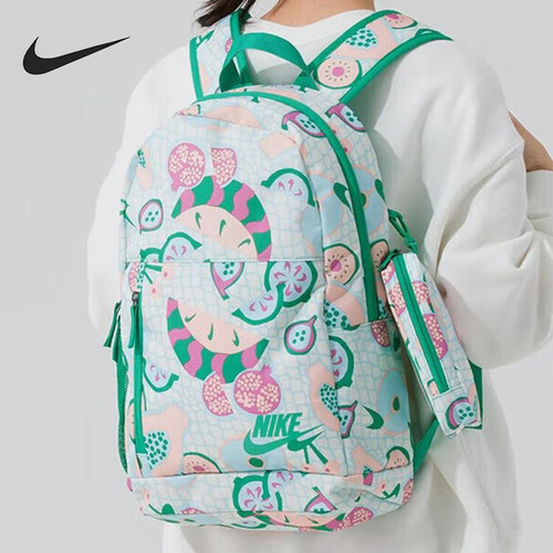 Nike/耐克正品2025夏季新款儿童经典图案印花双肩包HM6895-133