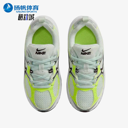 Nike/耐克正品V5RNR新款儿童白黄色校园低帮经典跑步鞋HQ6412-301