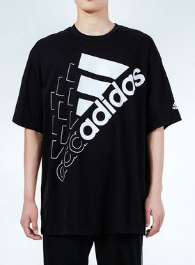 Adidas/阿迪达斯正品 夏季新款男女休闲运动透气短袖GS8749