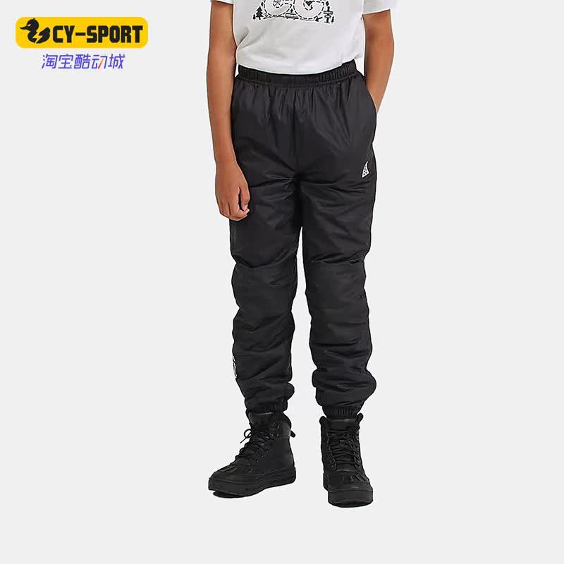 Nike/耐克正品CG大童冬新款户外加绒保暖防风运动长裤 DQ9322-010
