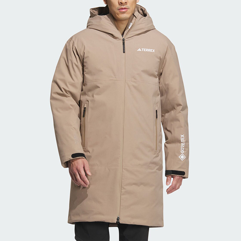 阿迪达斯男士防水透湿鹅绒服