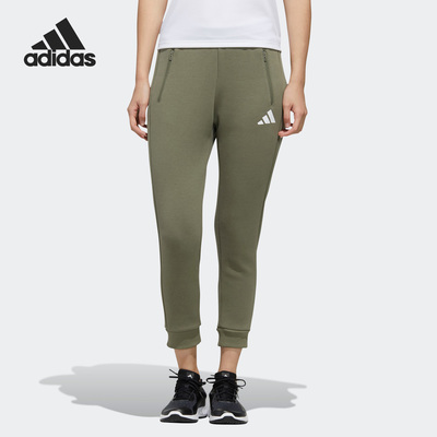 阿迪达斯运动女子休闲九分裤