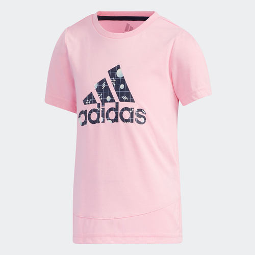 Adidas/阿迪达斯正品小童圆领短袖夏季运动T恤 GP0406