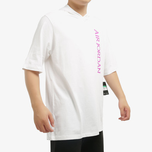 Nike/耐克正品夏季新款男子短袖JORDAN宽松连帽半袖 CZ5056