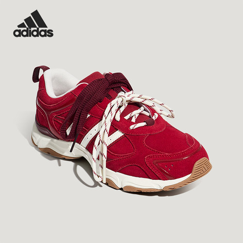 Adidas/阿迪达斯正品女士低帮系带防滑耐磨休闲运动鞋LA4339