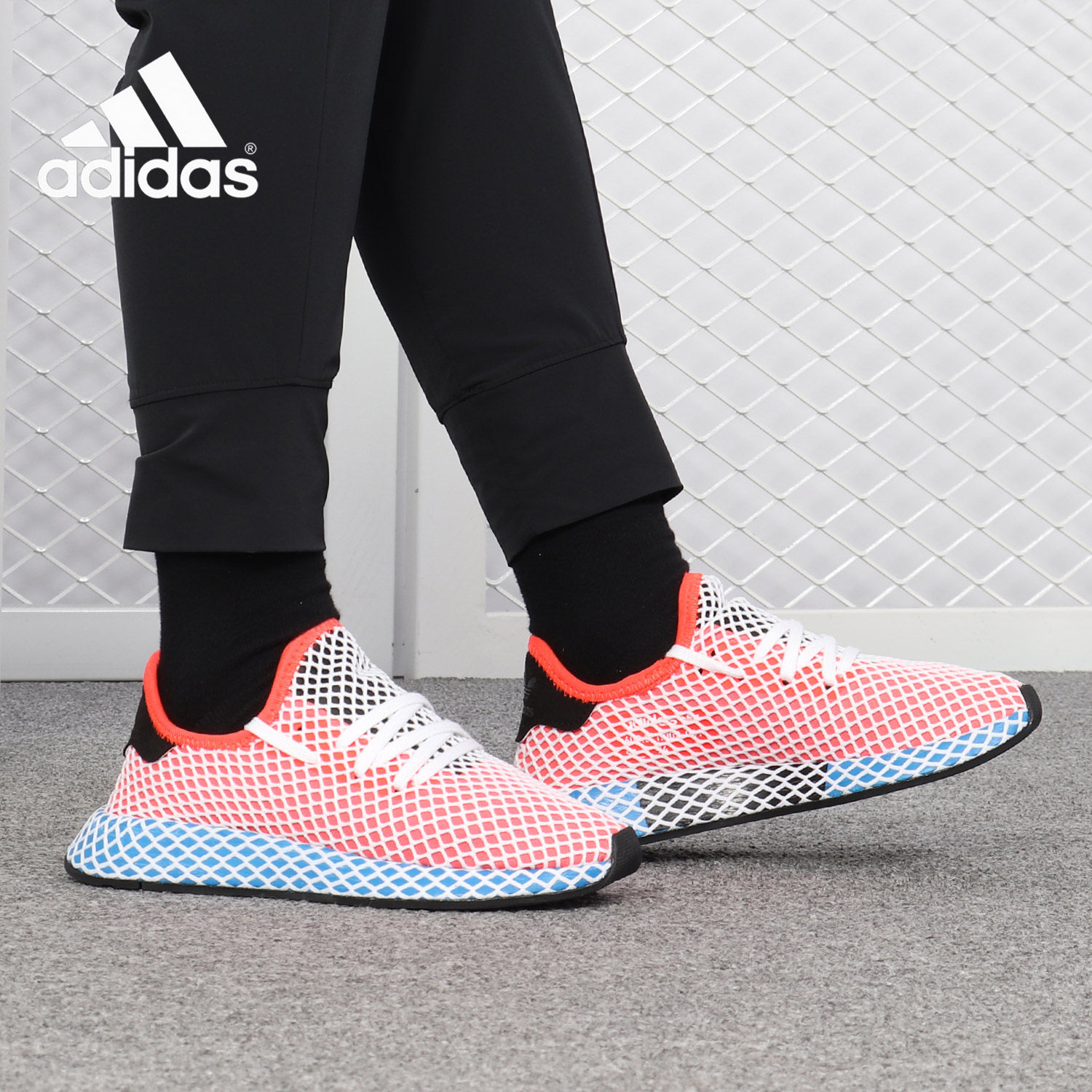 Adidas/阿迪达斯正品 DEERUPT RUNNER W 女子休闲跑步板鞋AC8466