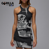 罗纹提花连衣裙 JORDAN女士紧身针织醒目时尚 Nike 耐克正品