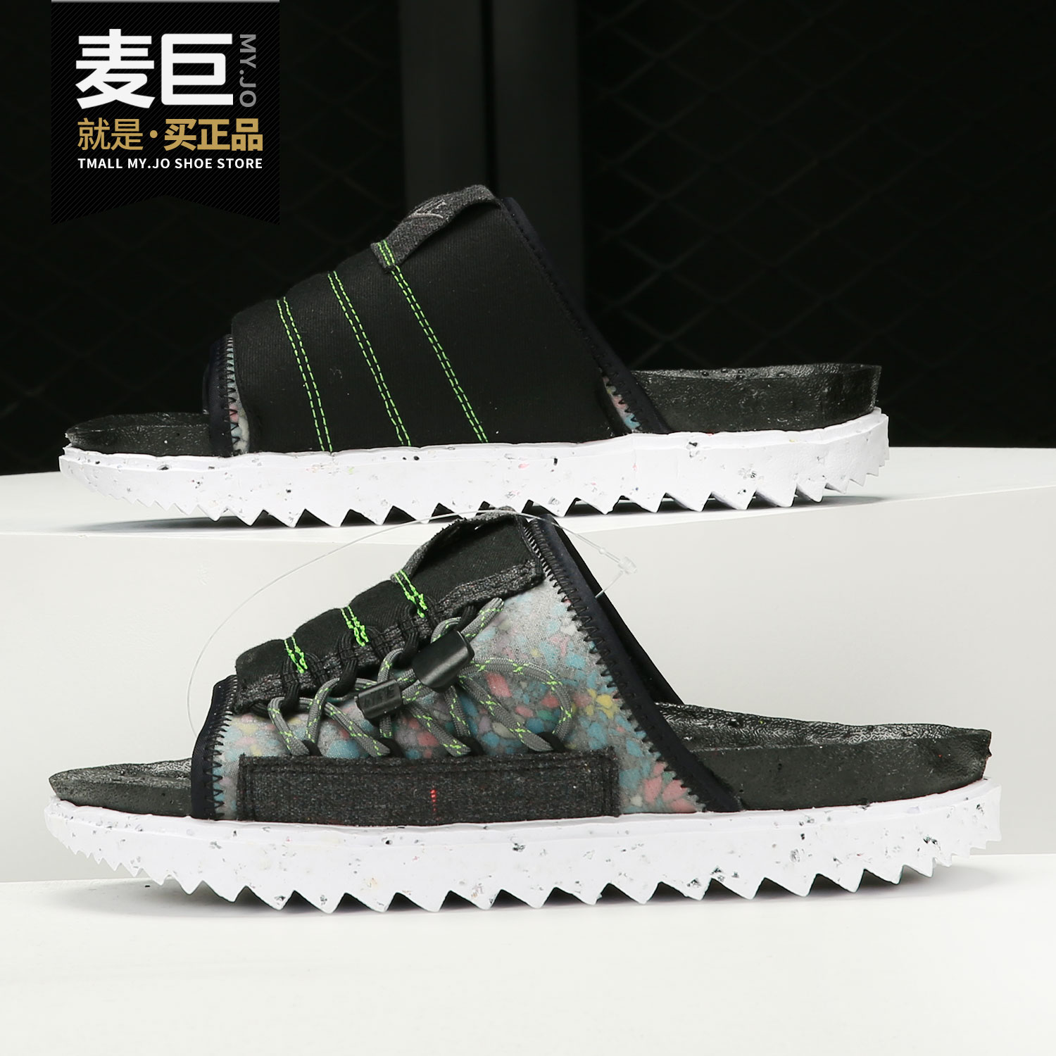 Nike/耐克正品 ASUNA CRATER SLIDE 新款男子休闲拖鞋 DJ4629-002 运动鞋new 运动拖鞋 原图主图