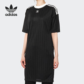 运动连衣裙 三叶草女子舒适短袖 CE5585 阿迪达斯正品 Adidas