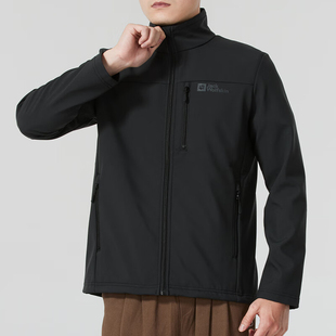 Jack wolfskin/狼爪正品新款男士拉链软壳外套A62521A-6000