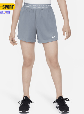 Nike/耐克正品Trophy Logo印花大童松紧腰透气短裤FB1092-065