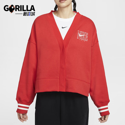 Nike/耐克正品新款女士时尚简约针织加绒夹克外套HJ0947-657