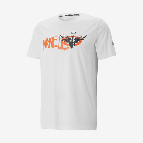 Puma/彪马正品LAMELO BALL男士透气篮球运动短袖621714-01