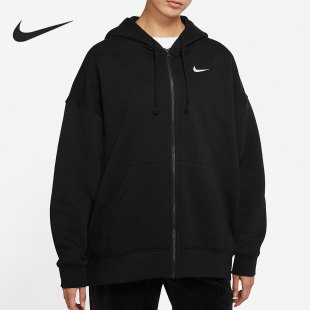 外套 Nike 女子加绒保暖舒适连帽拉链开衫 DD5635 耐克官方正品 010