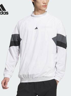 Adidas/阿迪达斯正品当季新款男士高尔夫梭织运动套头衫M7224