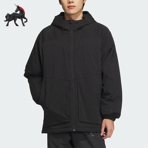 阿迪达斯男士防泼水运动棉服