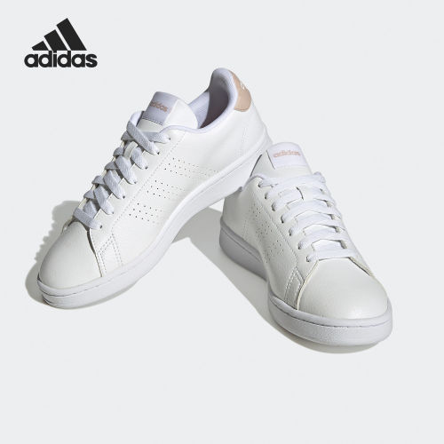 Adidas阿迪达斯正品Advantage女款低帮透气运动休闲板鞋HR0319