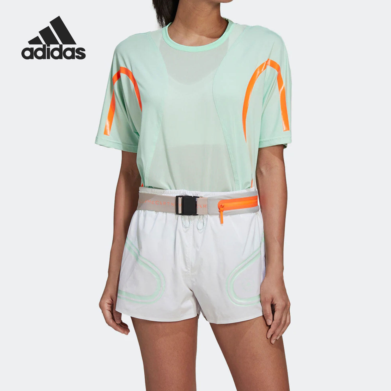 Adidas/阿迪达斯官方正品夏季新款休闲女子运动短袖T恤 HD9114,运动服/休闲服装,运动T恤,淘宝优惠券,粉丝福利购,淘宝优惠卷
