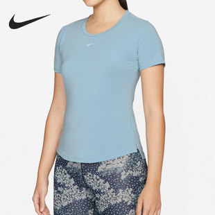 Nike/耐克官方正品DRI-FIT ONE LUXE女子透气短袖上衣DD0619-100