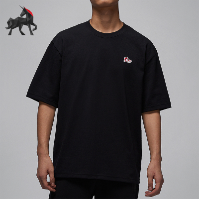 Nike/耐克正品JORDAN男士时尚简约宽松透气针织短袖T恤HJ2327-010