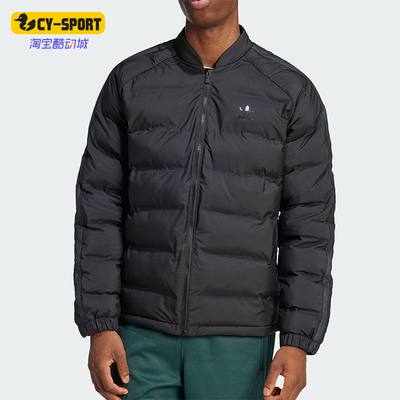 阿迪达斯男士保暖运动休闲棉服