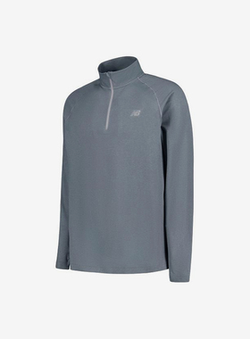 New Balance/NB正品新款男子运动半拉链立领卫衣套头衫MT41083-AG