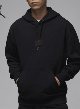 Nike/耐克官方正品JORDAN男士薄绒宽松休闲套头卫衣FV7248-010