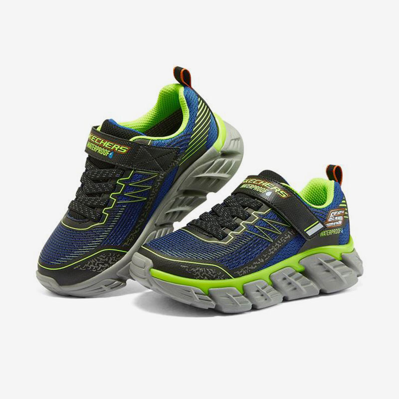 Skechers/斯凯奇正品新款轻便男童时尚绑带低帮休闲运动鞋