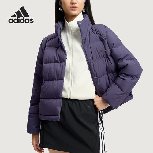 阿迪达斯女士立领运动羽绒服