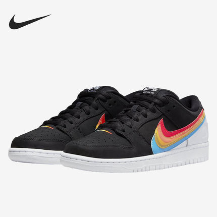 Nike/耐克官方正品SB Dunk宝丽来联名彩虹复古男女板鞋DH7722-001