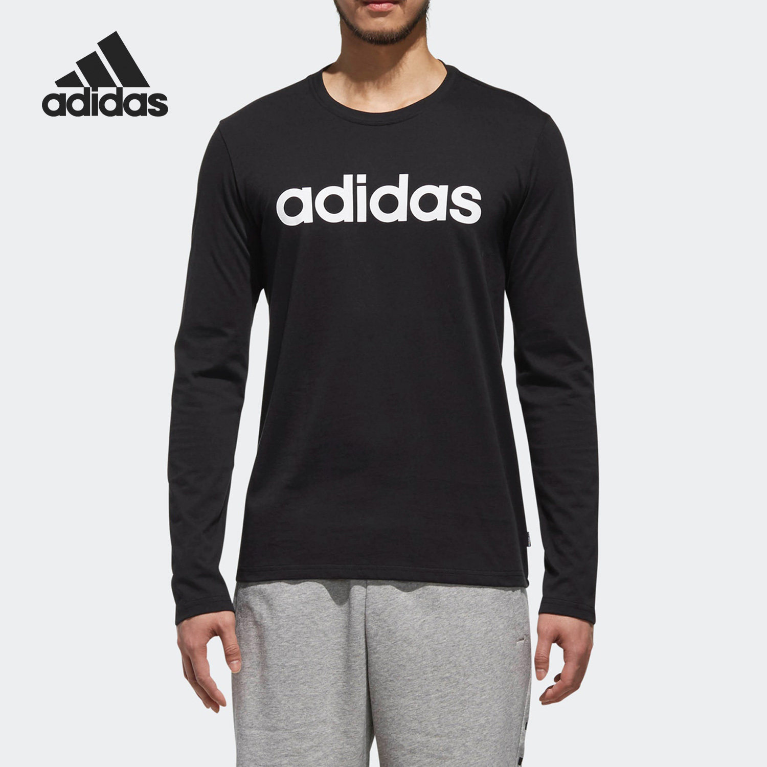 Adidas/阿迪达斯官方正品新款男子印花圆领休闲套头长袖T恤DM4271,运动服/休闲服装,运动T恤,淘宝优惠券,粉丝福利购,淘宝优惠卷