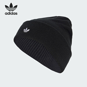 Adidas 三叶草男女运动休闲保暖绒线帽JW7998 阿迪达斯正品