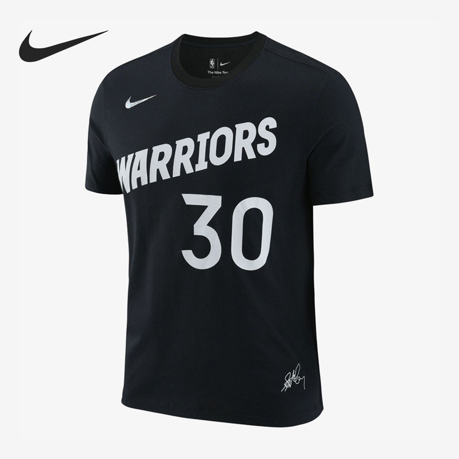Nike/耐克正品金州勇士队男士柔软舒适运动短袖DM0407-010图片