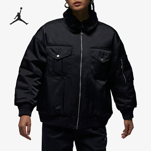 耐克正品女子时尚运动棉服