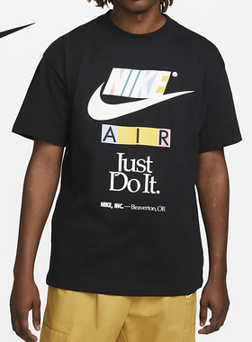 Nike/耐克官方正品当季新款透气男子运动休闲短袖T恤FB9779-010