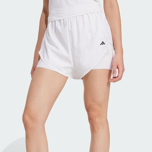 Adidas/阿迪达斯正品2025夏季款女士高腰经典运动训练短裤KB3141