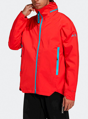 Adidas/阿迪达斯正品透气梭织连帽男子运动休闲夹克外套H48569