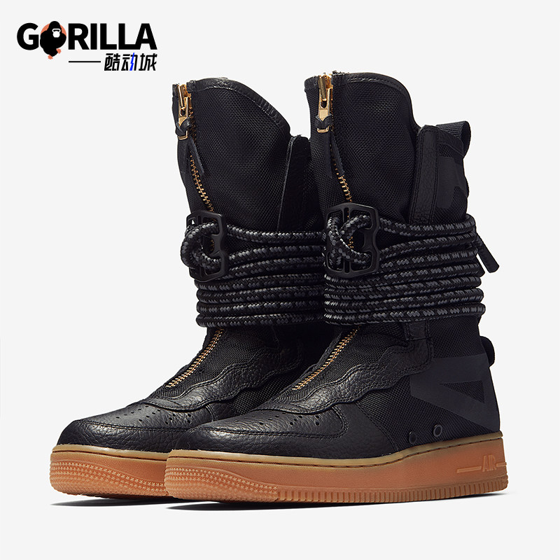 Nike/耐克正品F AF1 HIGH女士经典复古高帮板鞋AA3965-001