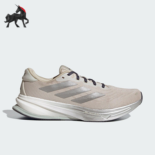 Adidas/阿迪达斯正品2025夏季款男士缓震织物网眼跑步鞋HQ7415