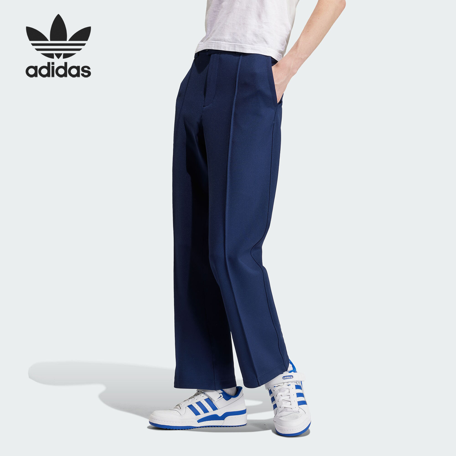 Adidas/阿迪达斯官方正品三叶草男士REF PANT 休闲运动裤IU0197